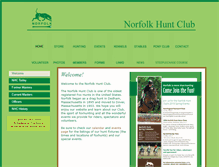 Tablet Screenshot of norfolkhunt.com